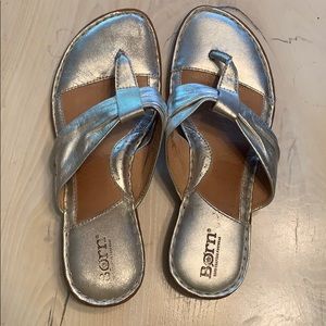 Silver Born sandals